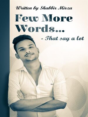cover image of Few More Words